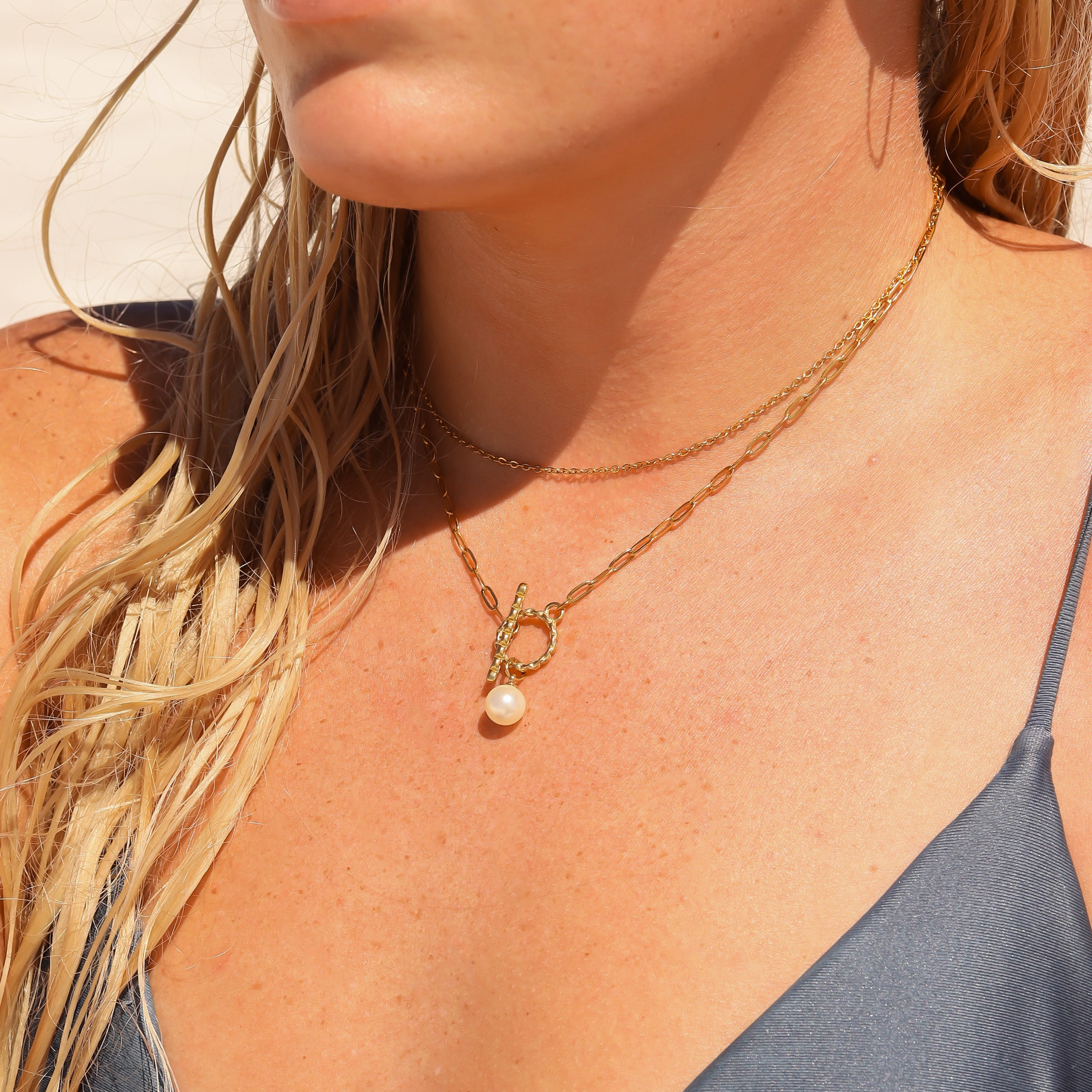 18K Gold PVD Stainless Steel Paperclip Chain - By The Foot / SPL1014、mySite、dreamappss