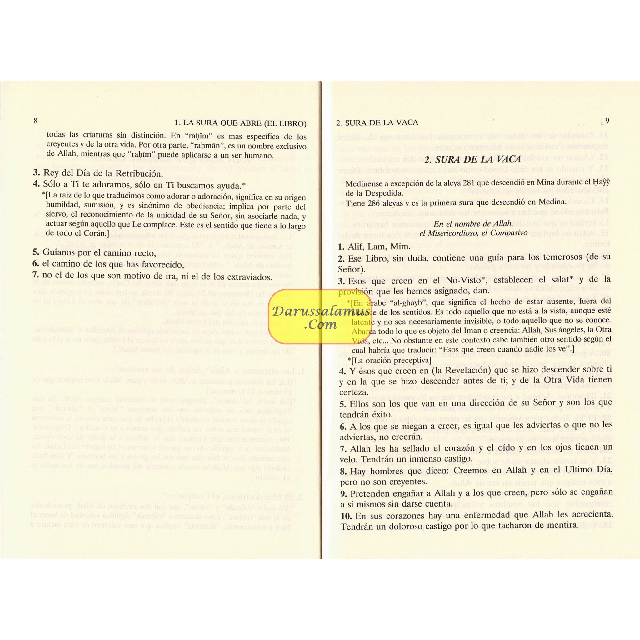 Del Noble Coran (Traduccion Comentario) (Spanish Quran)、mySite、topwebapps