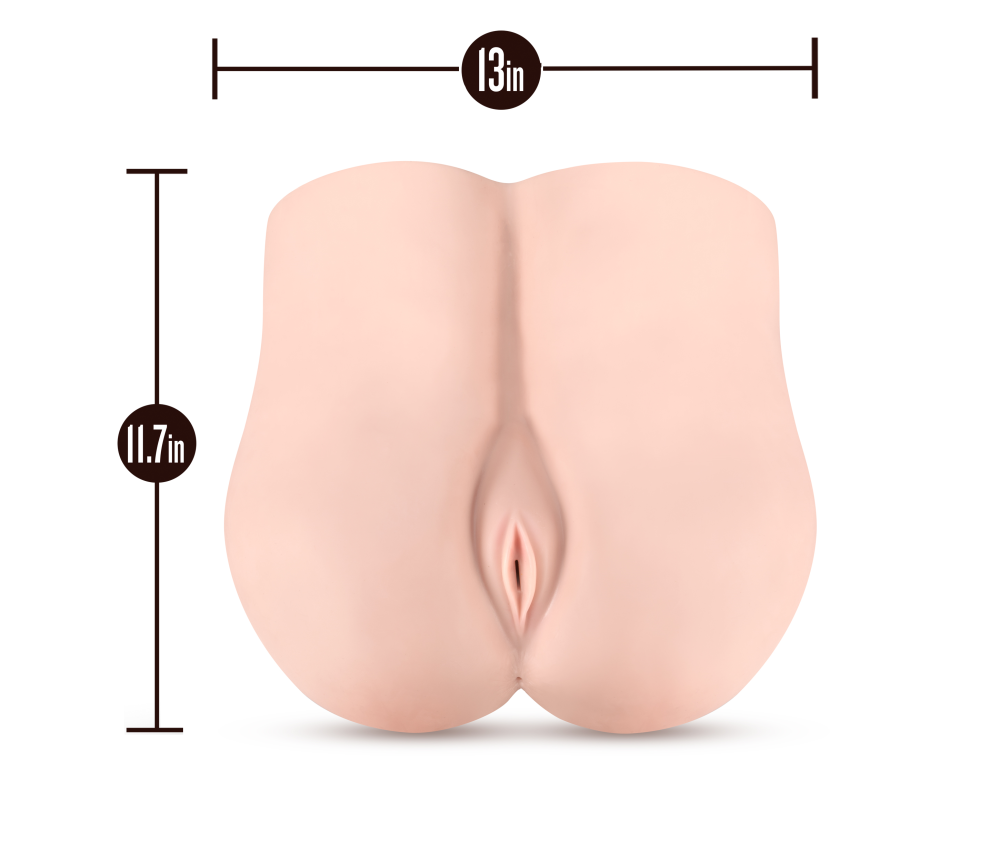 X5 Men By Blush® | Go Deep Realistic Beige Vibrating Masturbator / Stroker、mySite、bottomscart