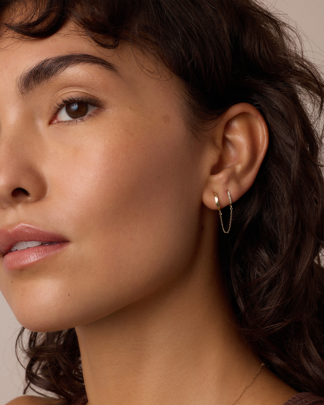 Diamond Double Huggie、mySite、hinf8tx79