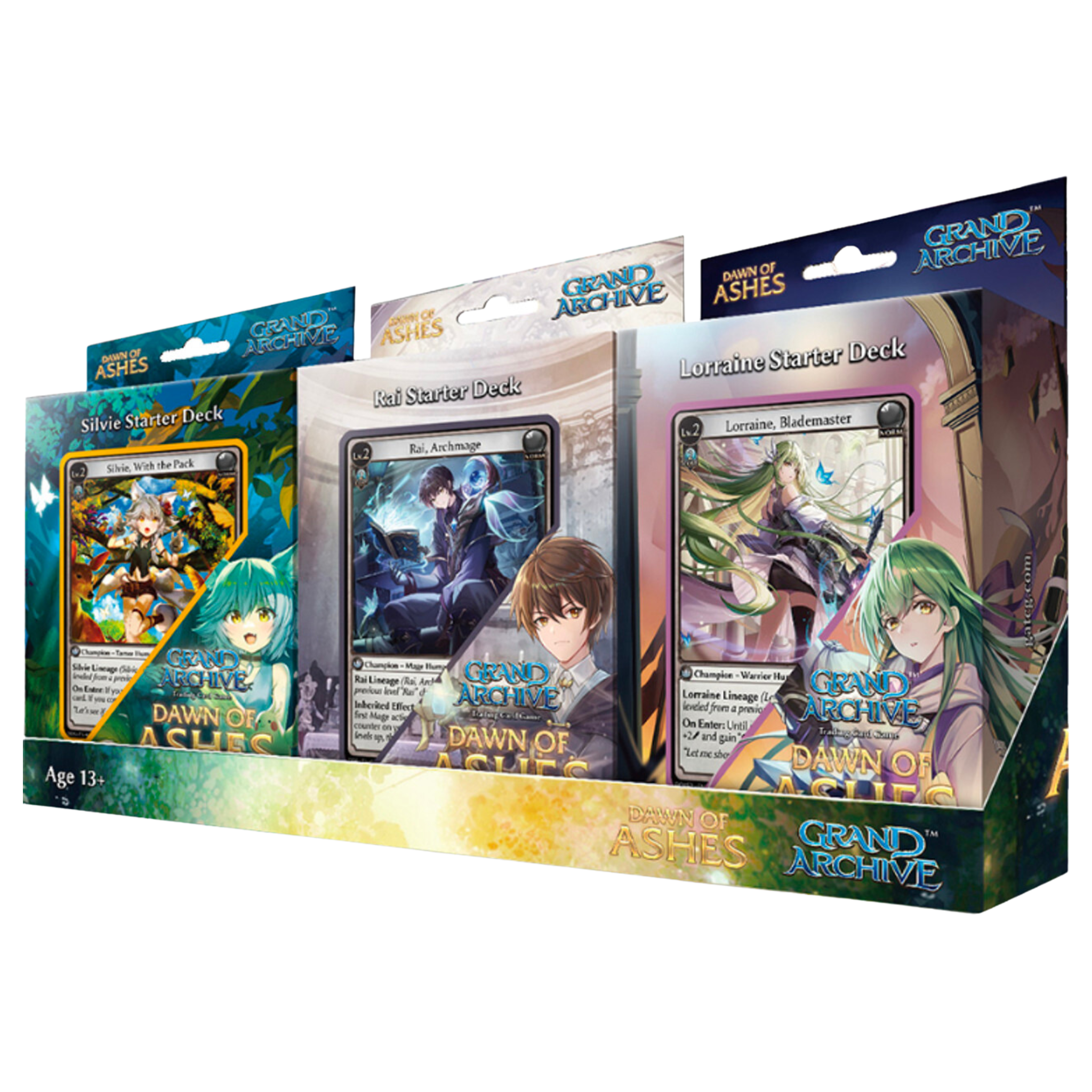 Grand Archive TCG: Dawn of Ashes - Starter Deck (Set of 3)、mySite、waistdrama