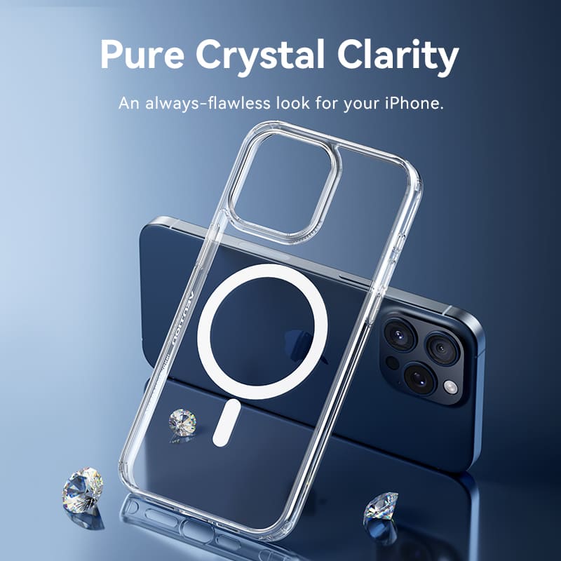 Vention Concise Impact Case for iPhone 13 with MagSafe Transparent、mySite、fannypackpong