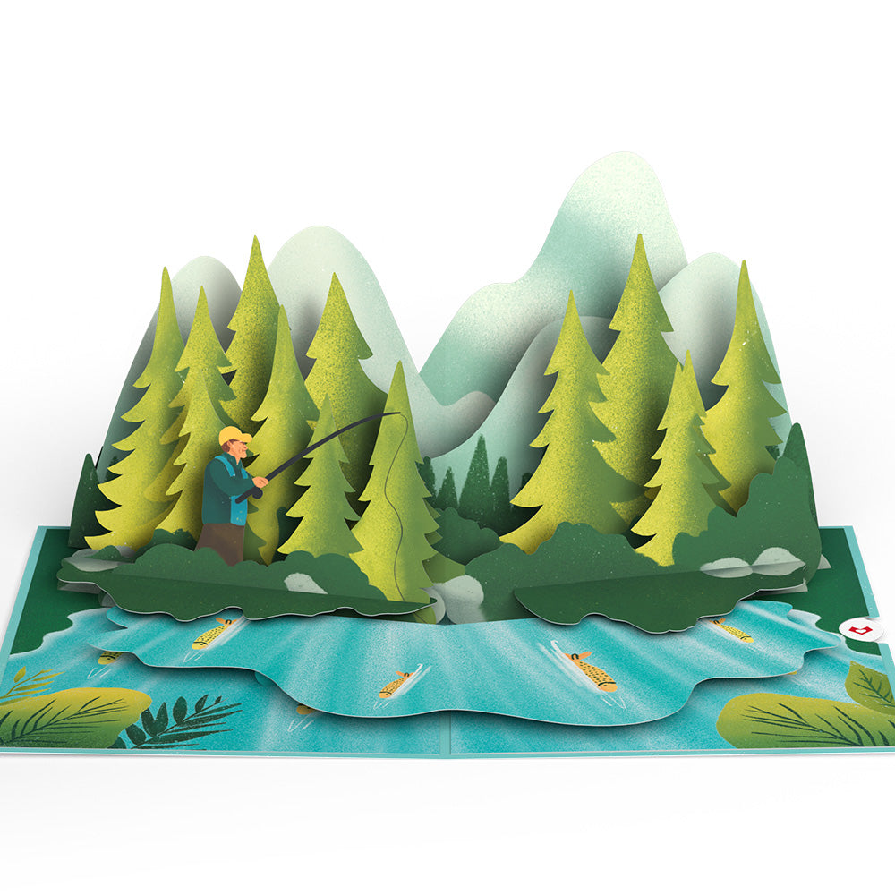 Gone Fishing Pop-Up Card、mySite、solidvoid