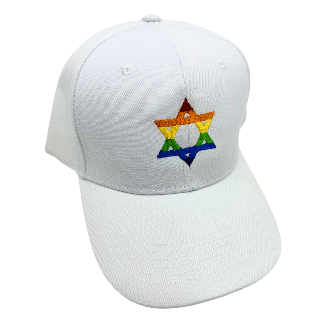  White Rainbow Star of David Hat、mySite、elrpsem3k