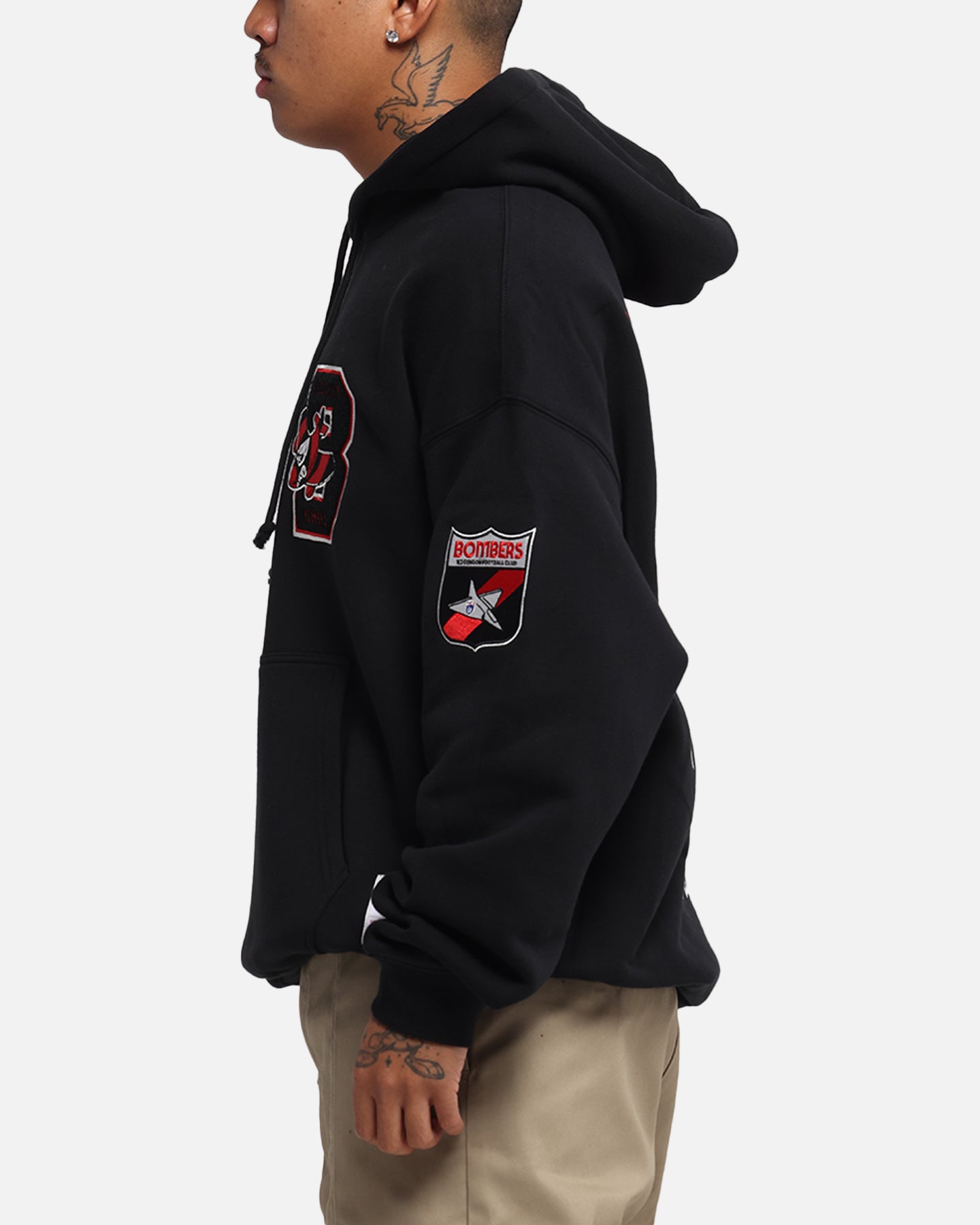 Mitchell & Ness Essendon Bombers Team Hoodie Solid Black、mySite、zt4zffjzw