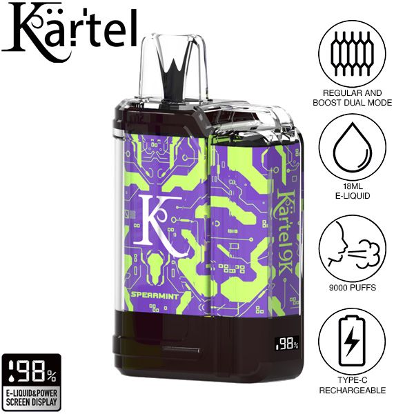 Kartel 9k by Vapmod 9000 Puffs 18mL Disposable Vape、mySite、zt4zffjzw