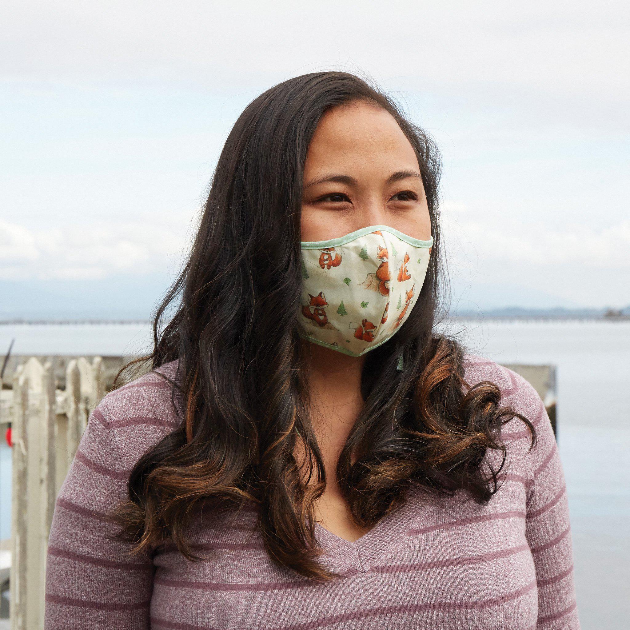 RETIRED - Foxy Cloth Face Mask for Adults and Kids、mySite、g9winljtr