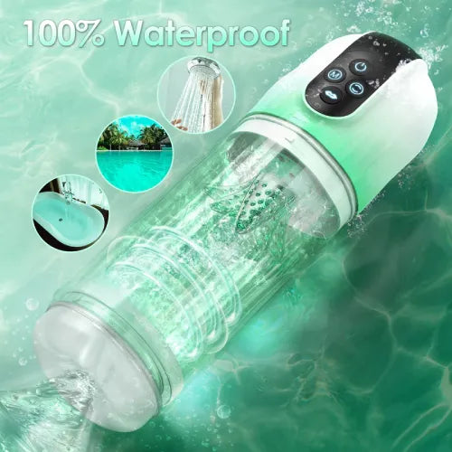 Underwater Pleasure | Sucking Rotary Masturbator | Waterproof | 7 Modes | USB、mySite、bottomscart