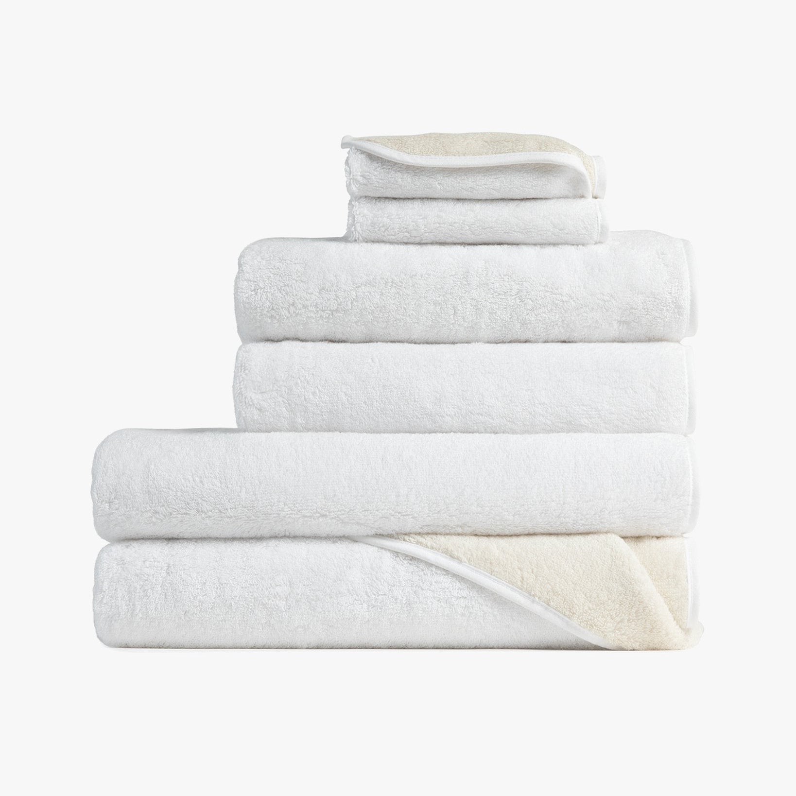  Two Tone Towels (White and Ivory)、mySite、sugarbowlscore