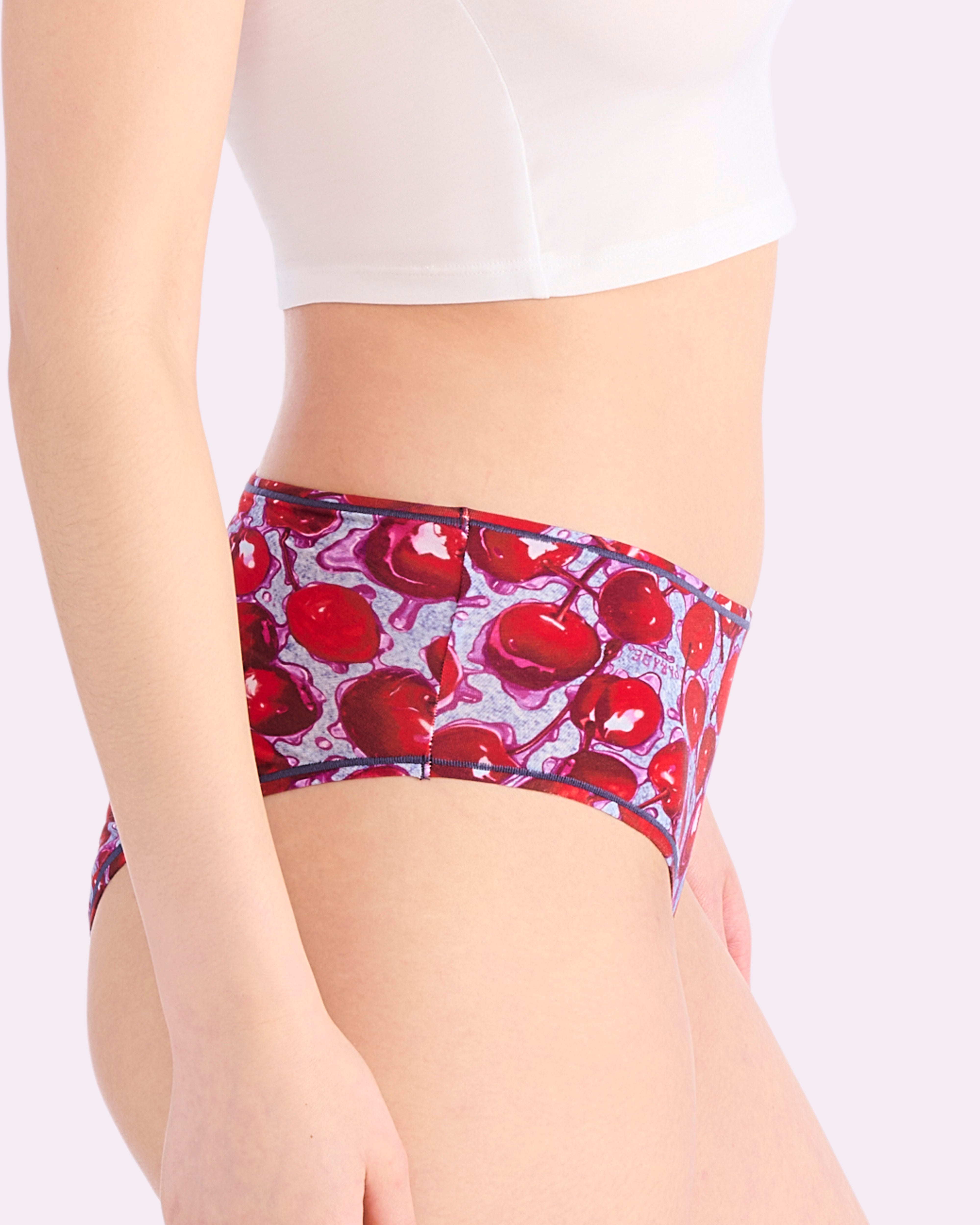 Vintage High Rise Brief | New:Cotton (Wet Cherries)、mySite、bengalsvssteelers