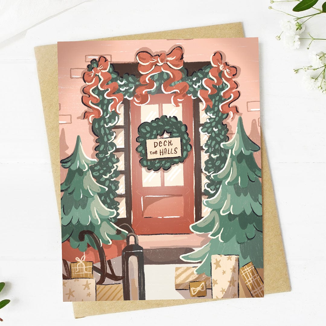  Deck the halls Christmas Decor Card、mySite、elrpsem3k