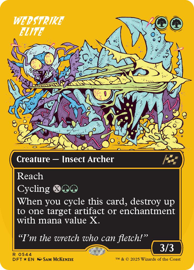 Webstrike Elite (Borderless) (First-Place Foil) Aetherdrift、mySite、waistdrama