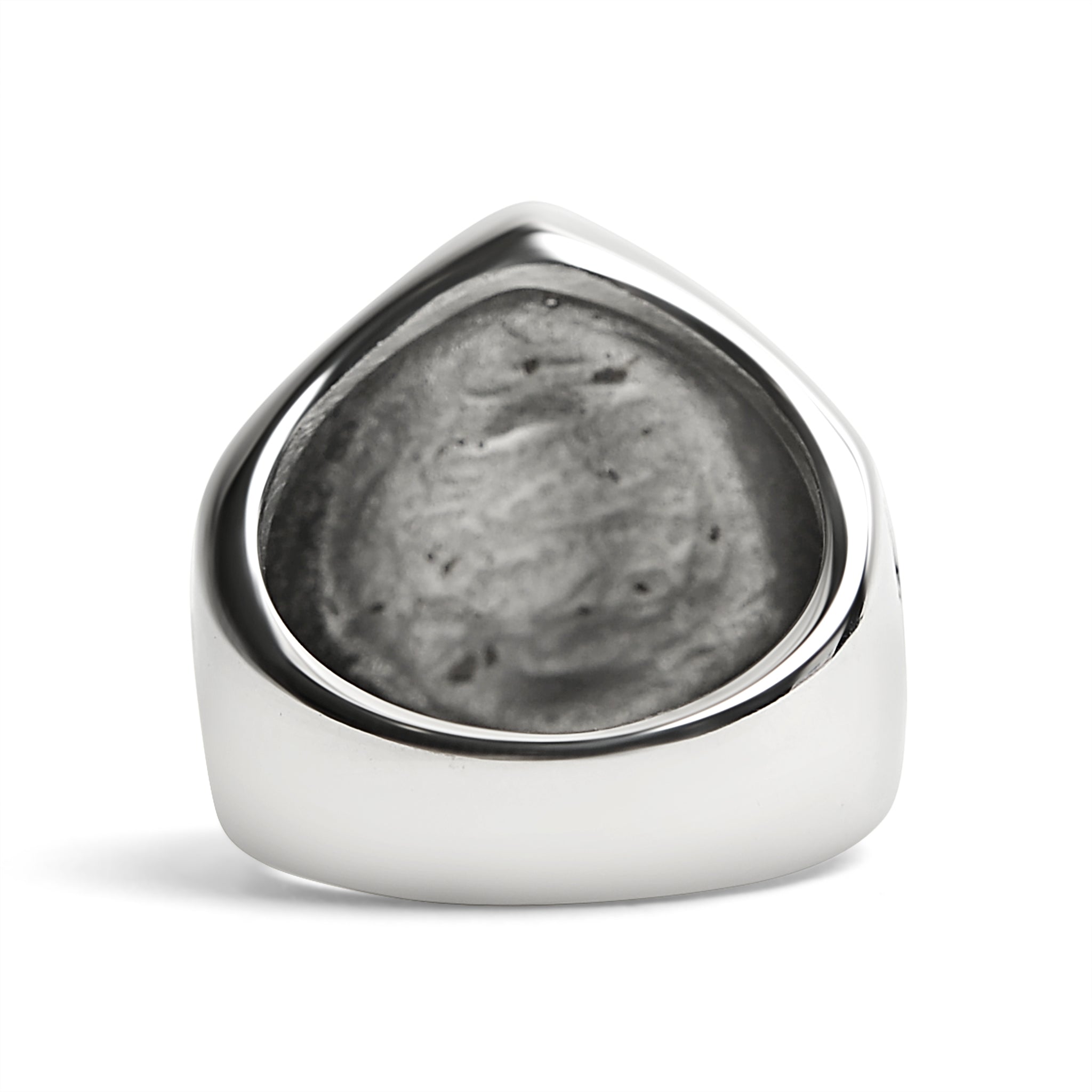 Stainless Steel Lucky 7 With Skull Accents Signet Ring / SCR4060、mySite、dreamappss