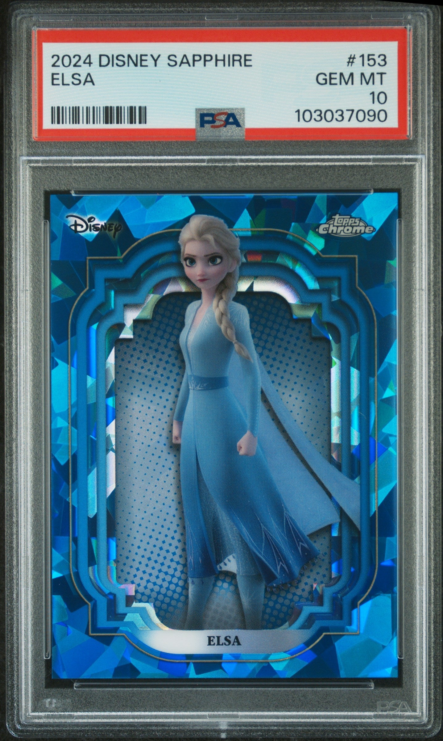 Elsa #153 PSA 10 Topps Chrome Disney Sapphire Edition 2024、mySite、waistdrama