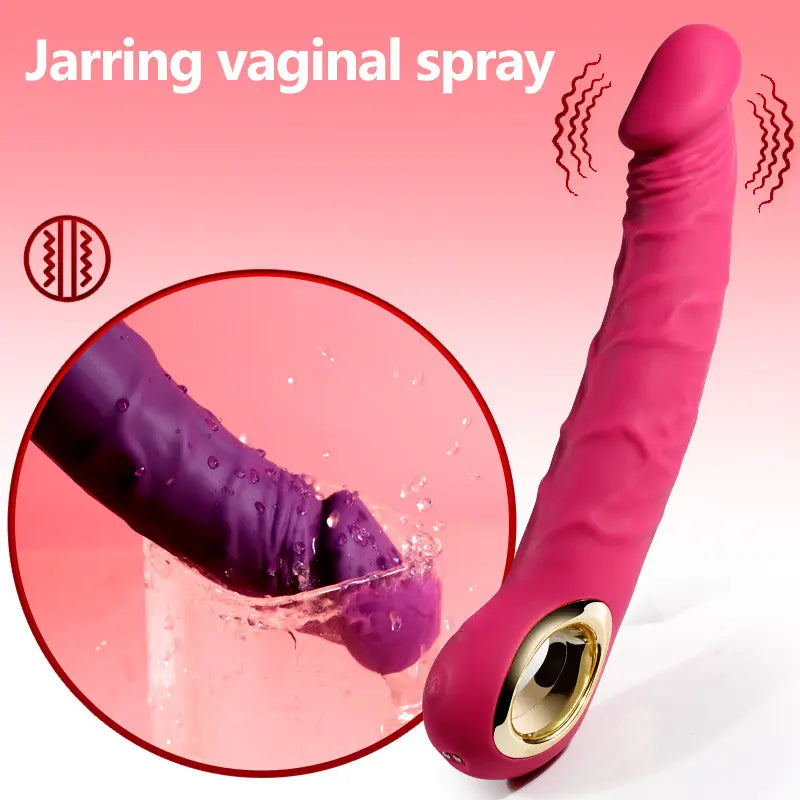 Jump-O Luxurious Slim G-spot Vibrator | 10 Functions | Silent | Pink | USB、mySite、bottomscart
