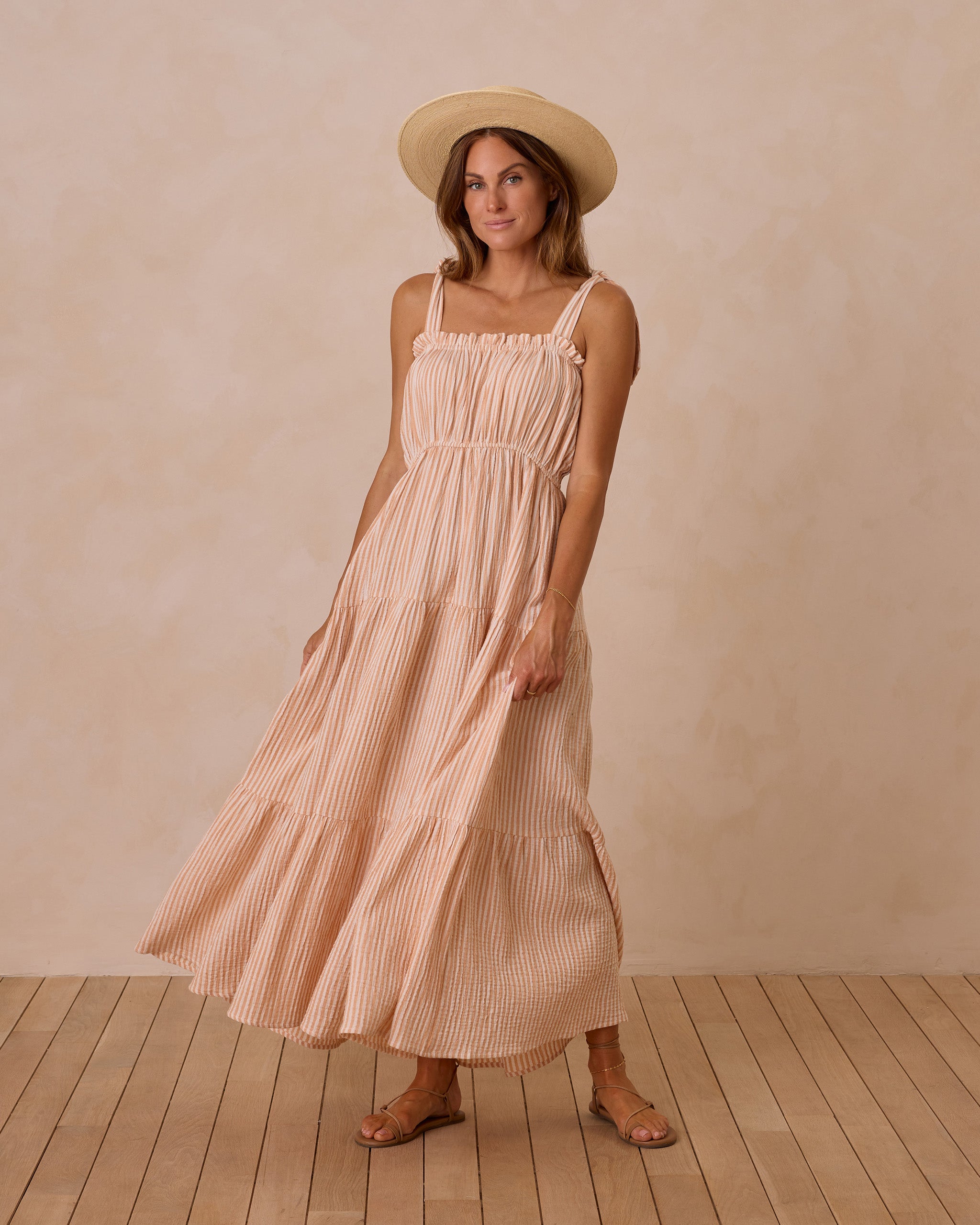  Delphina Dress | Grapefruit Stripe、mySite、layawaytickets