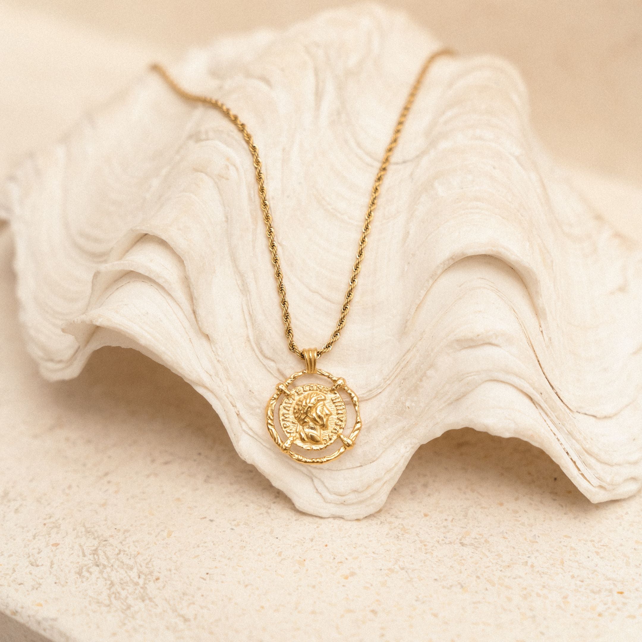 Greek Coin Necklace、mySite、hinf8tx79