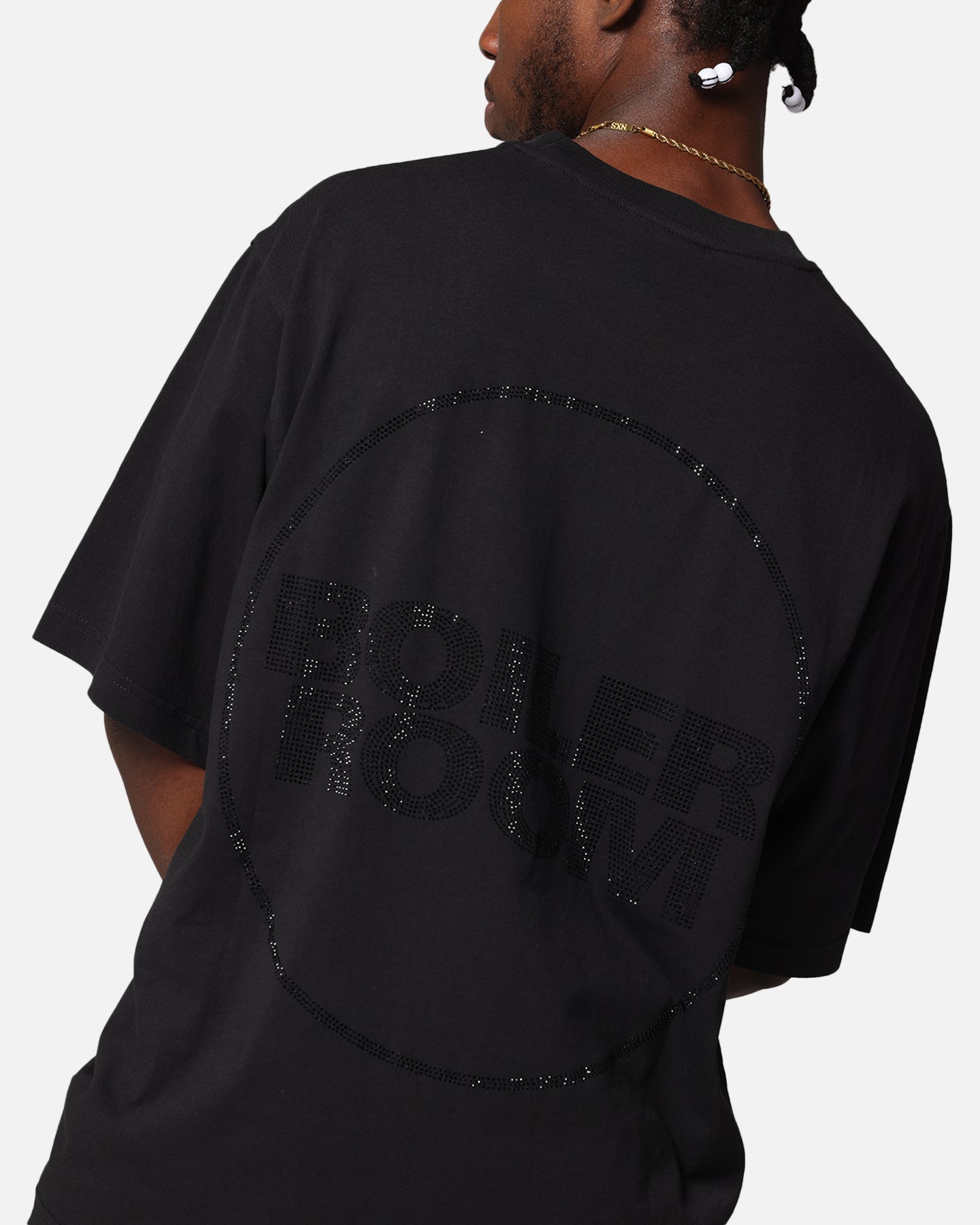 Boiler Room Rhiinestone T-Shirt Black、mySite、zt4zffjzw