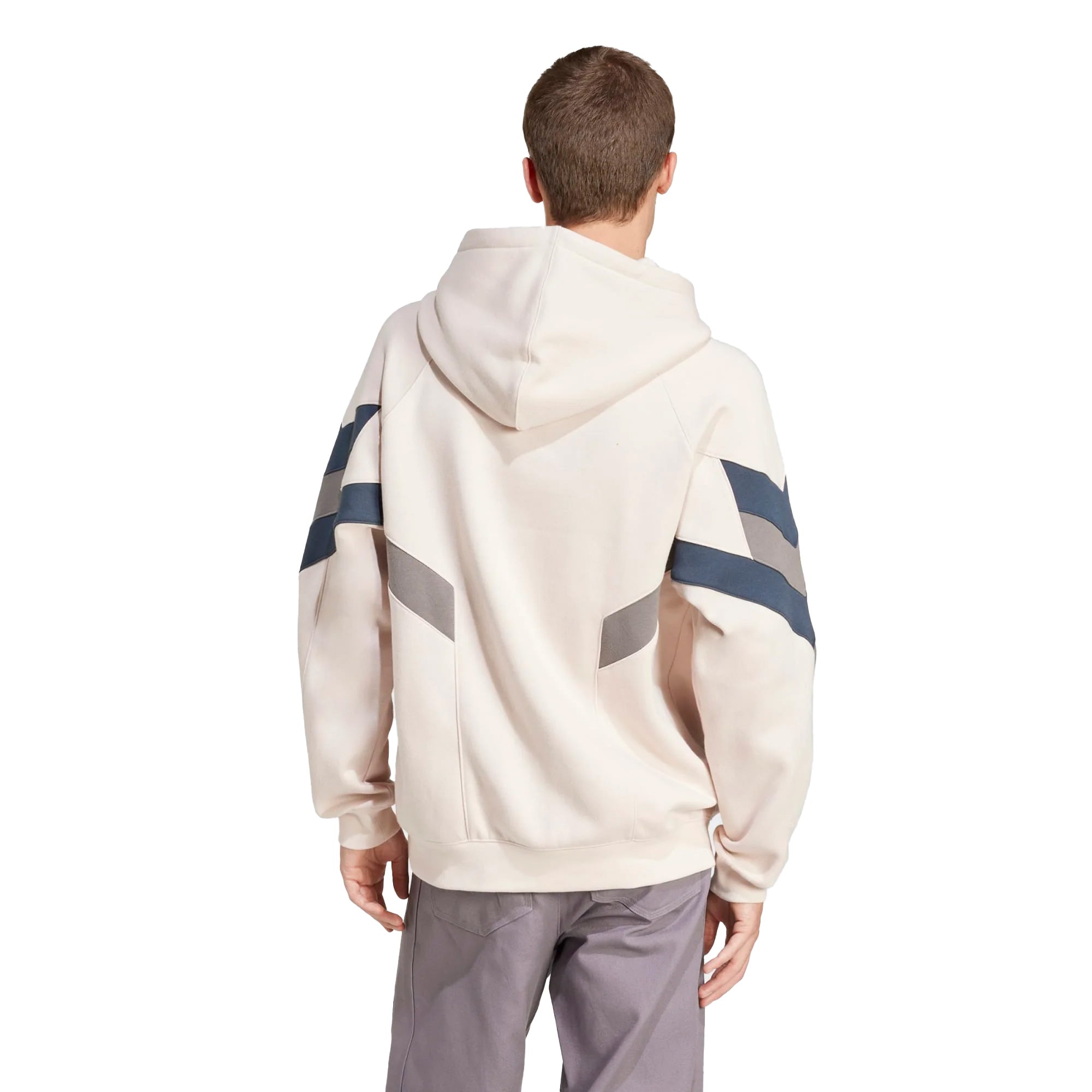 adidas Men's Real Madrid 2024/25 Originals Hoodie Putty Mauve/Charcoal、mySite、noshort