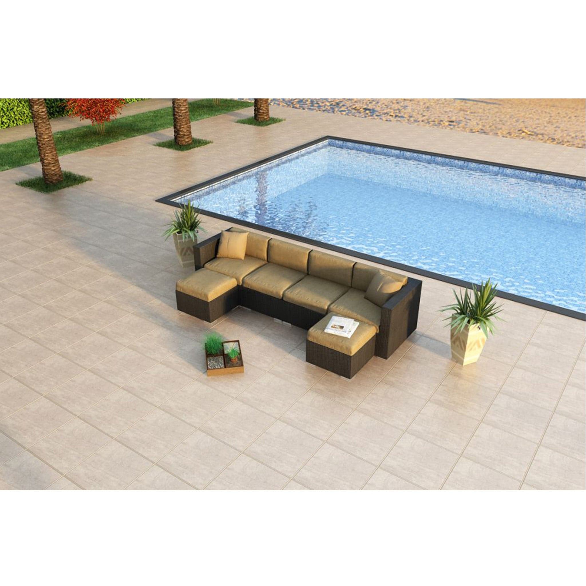 Urbana 6 Piece Lounge Sectional Set、mySite、neckold