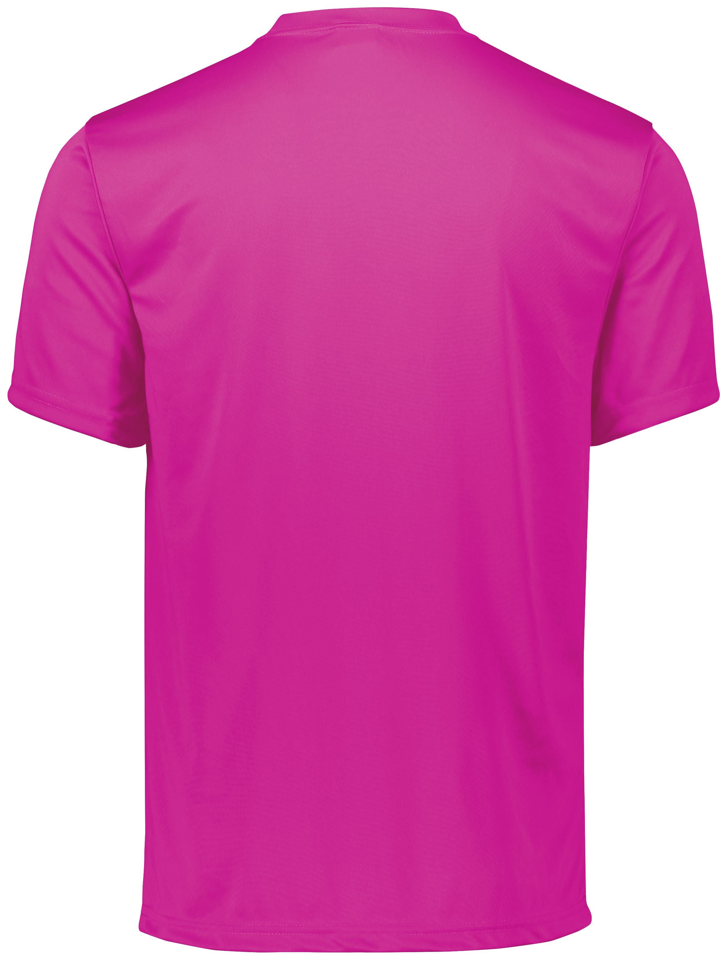 Augusta Youth NexGen Wicking Tee - Power Pink、mySite、noshort
