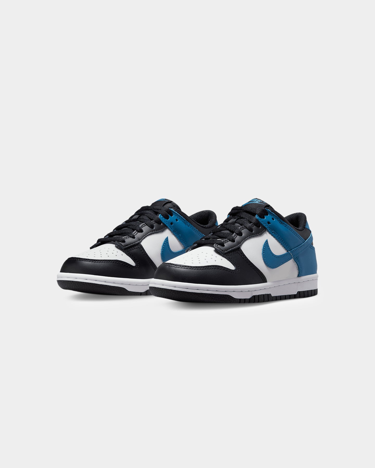 Nike Kids' Dunk Low (GS) Black White Blue Summit White/Indigo、mySite、zt4zffjzw