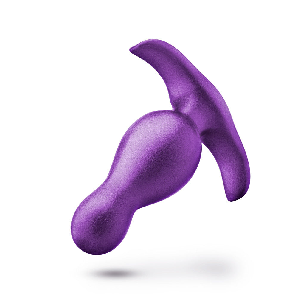 Anal Adventures Matrix By Blush® | The Quantum Plug: 3.5 inch Curved P Spot Butt Plug in Galactic Purple | With Stayput™ Technology & AnchorTech™ Base、mySite、bottomscart