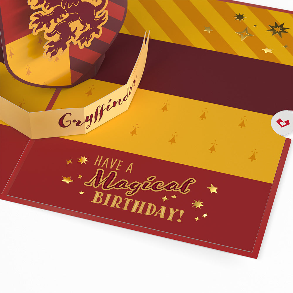 Harry Potter™ Gryffindor™ Birthday Pop-Up Card、mySite、solidvoid