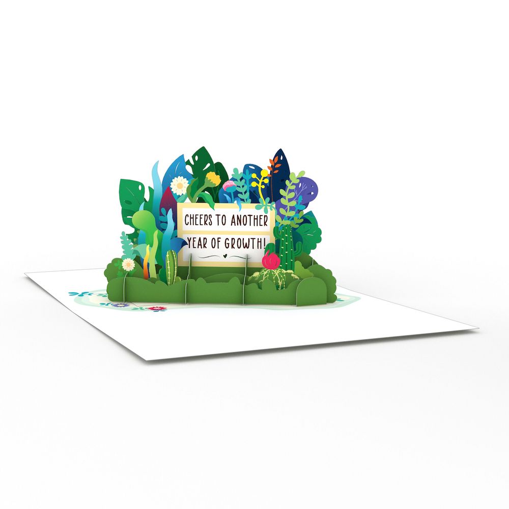 Happy Birthday Cacti: Paperpop® Card、mySite、solidvoid