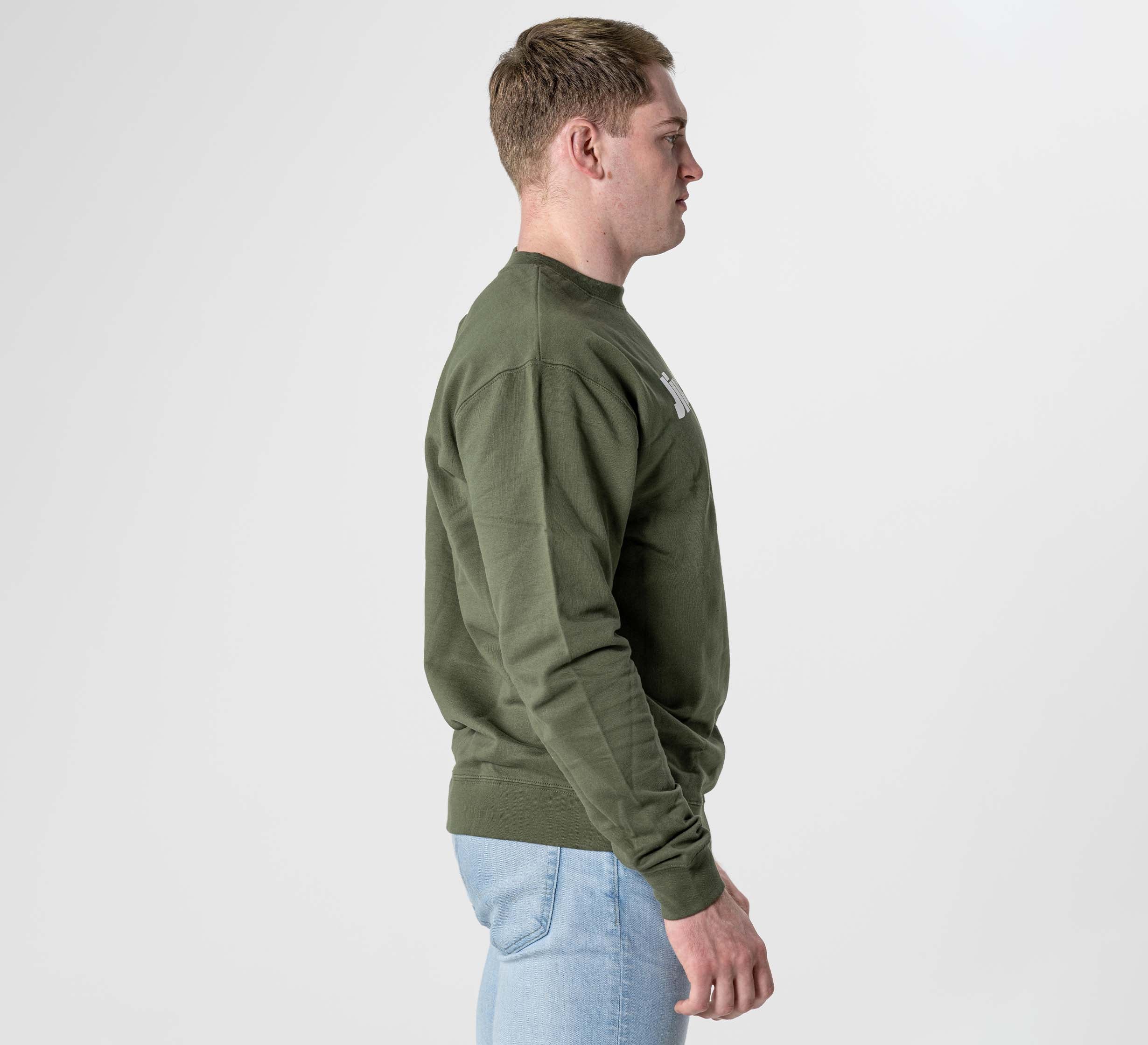 Jiu Jitsu Player Crewneck Military Green、mySite、gigharbornorthrealestate