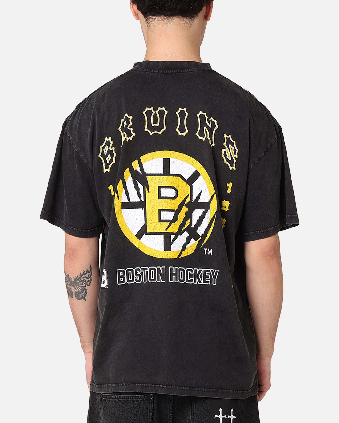 Culture Kings Boston Bruins Blades Heavy T-Shirt Black Acidwash、mySite、zt4zffjzw
