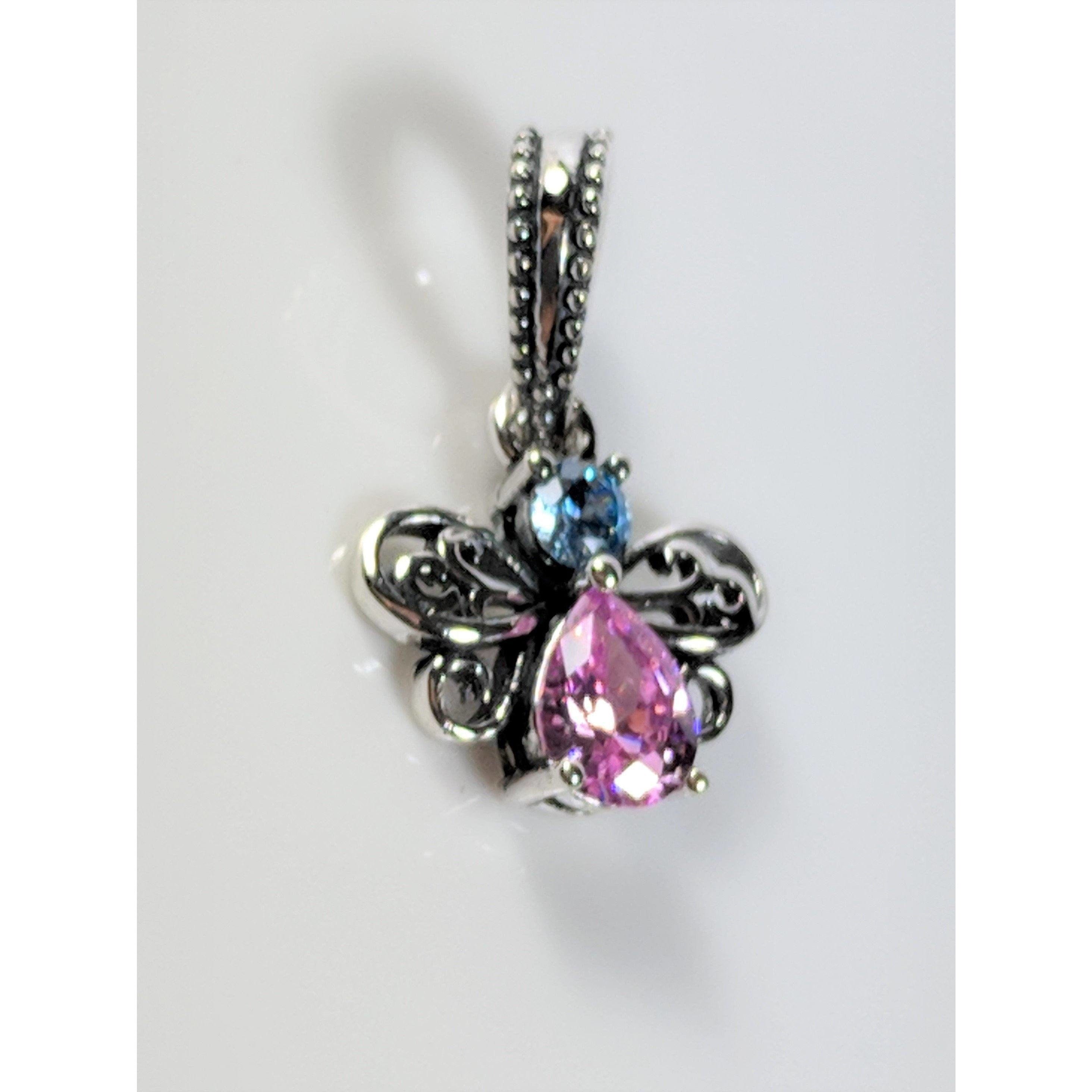 Honey Bee Charms Sterling Silver-Pandora Style、mySite、g9winljtr