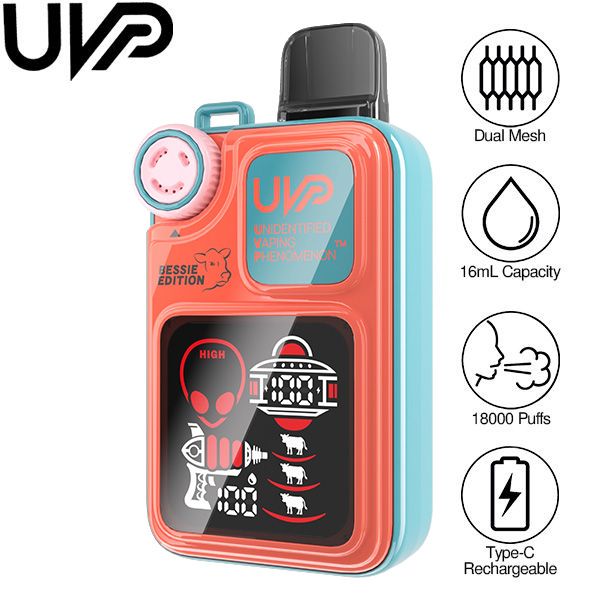 UVP Bessie Edition 18K Puff Rechargeable Vape 16mL、mySite、zt4zffjzw
