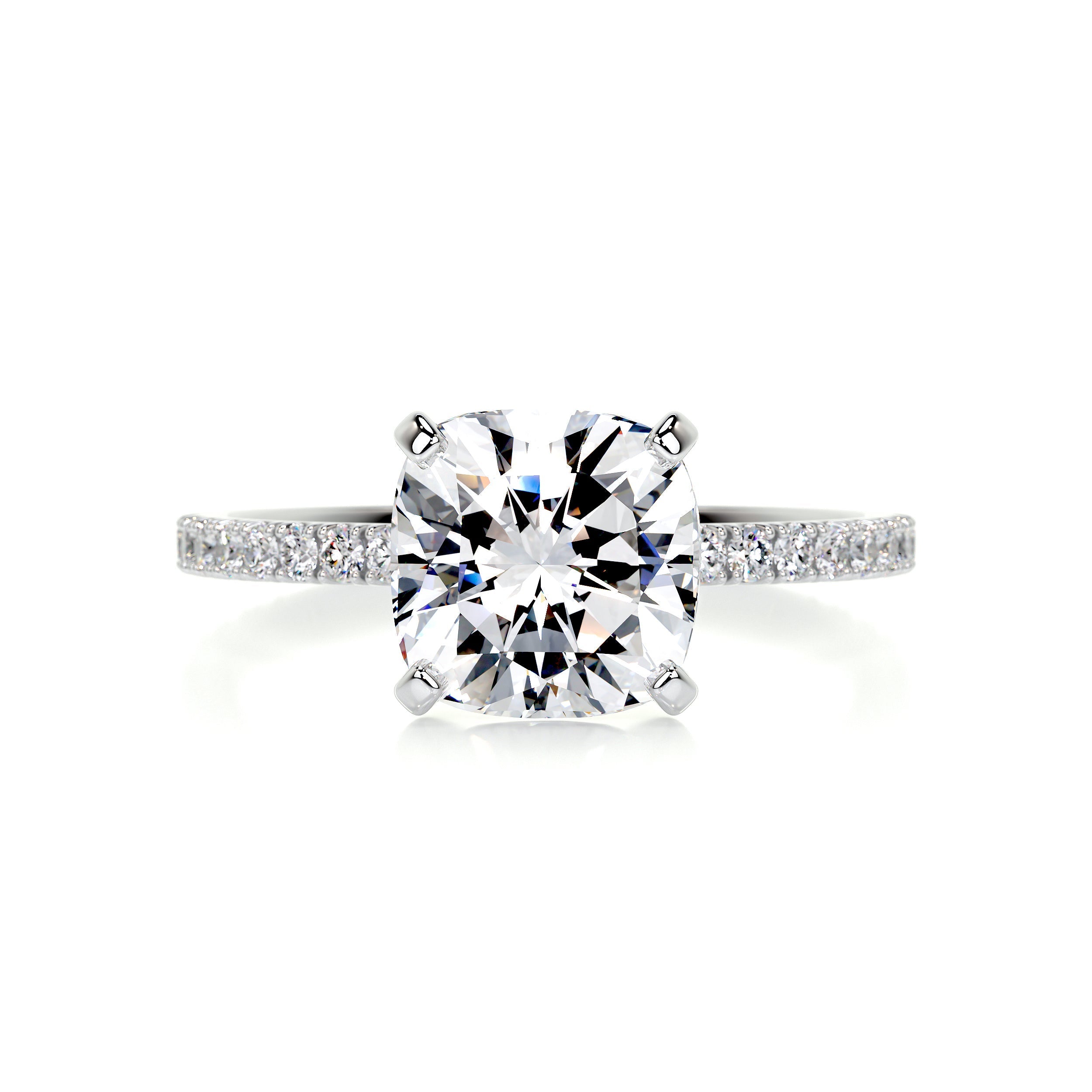 Stephanie Moissanite & Diamond Ring -Platinum (RTS)、mySite、hinf8tx79