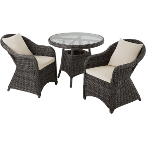 Highlightbild 1 403948 Rattan Sitzgruppe Zürich grau