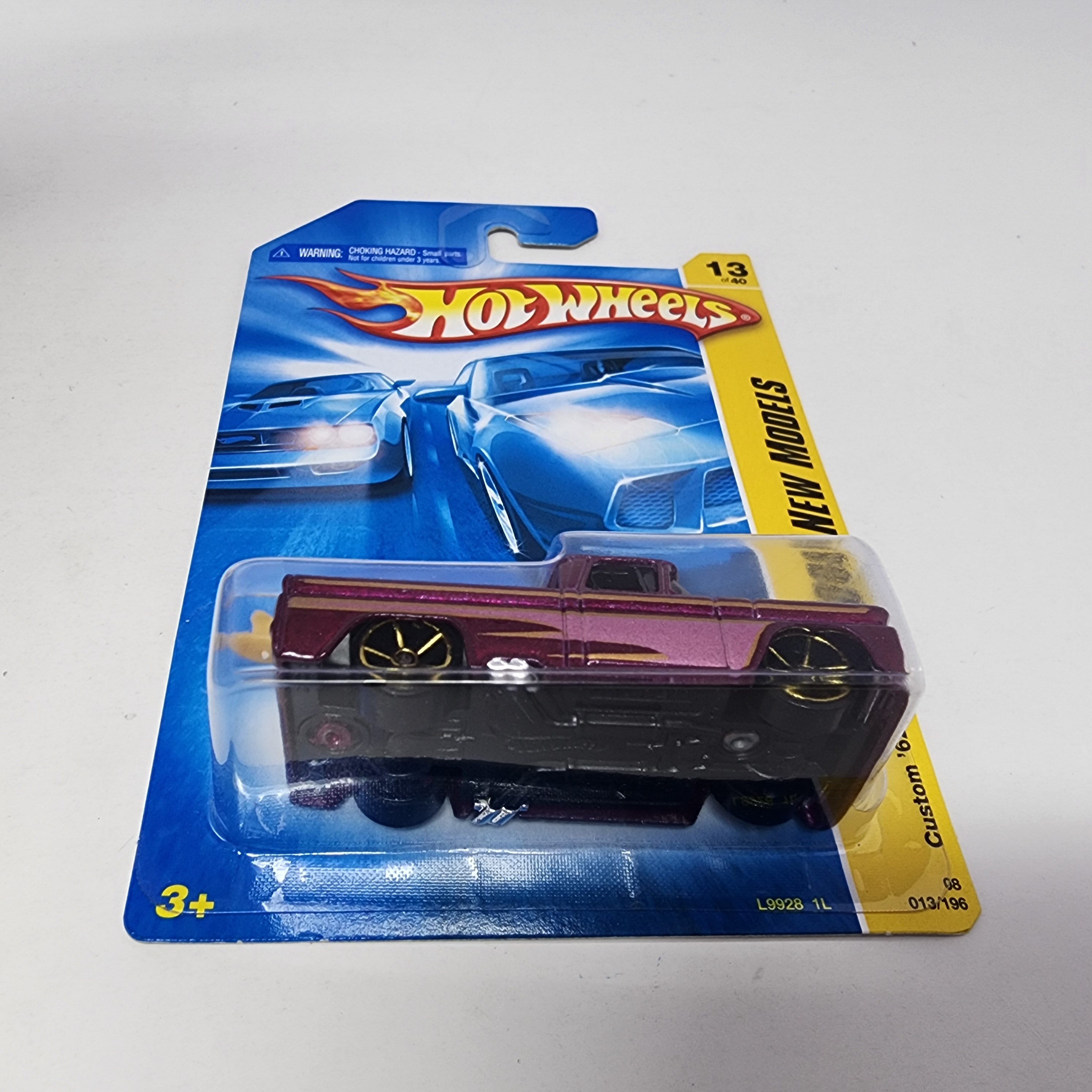Custom '62 Chevy #13 * Burgundy * Hot Wheels 2008、mySite、hgirdovlk