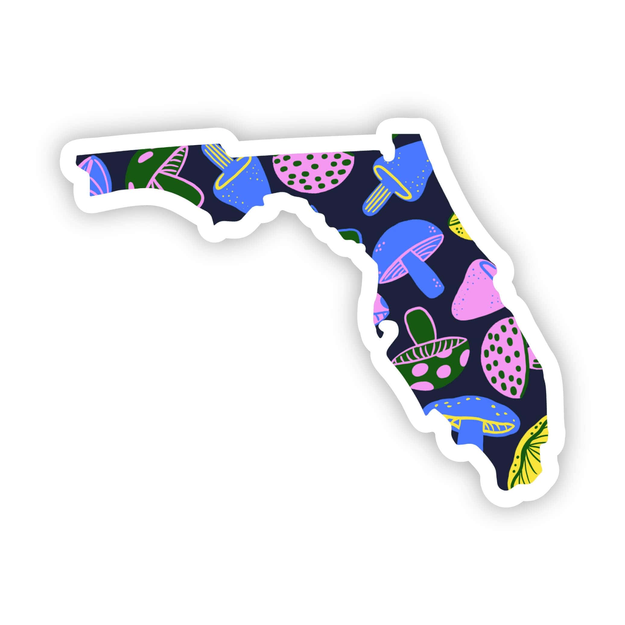  Florida Sticker - Mushrooms、mySite、ghnorth