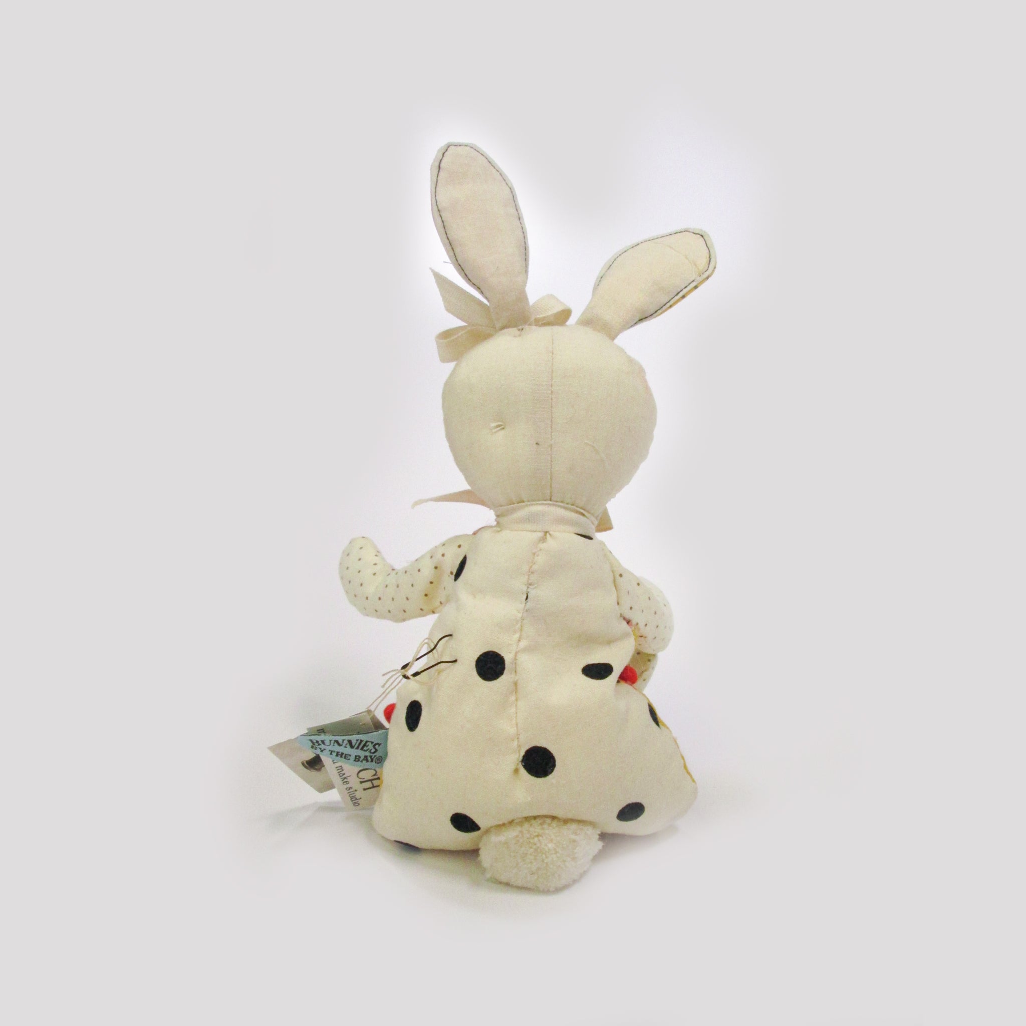 RETIRED - Hutch Studio - Yellow Floral Bunny - One Of A Kind Bunny、mySite、g9winljtr