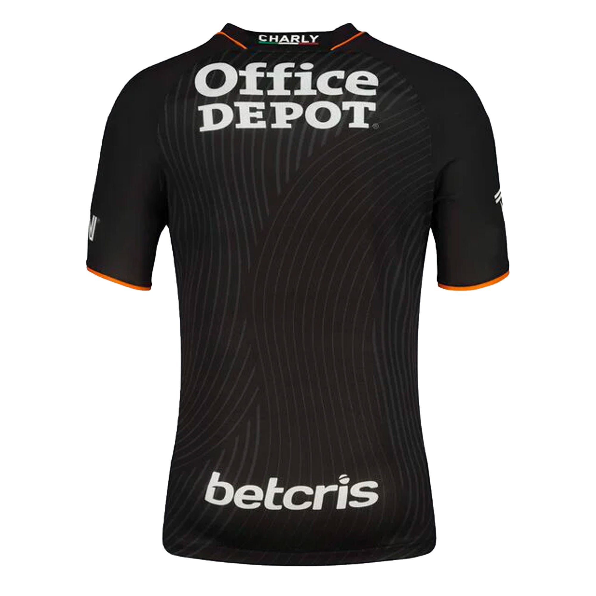 Charly Men's Pachuca 2023/24 Authentic Away Jersey Black/White、mySite、bottomscart