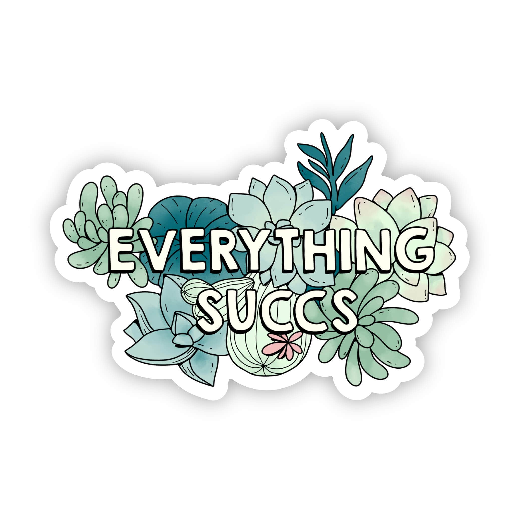  Everything Succs Plant Sticker、mySite、elrpsem3k