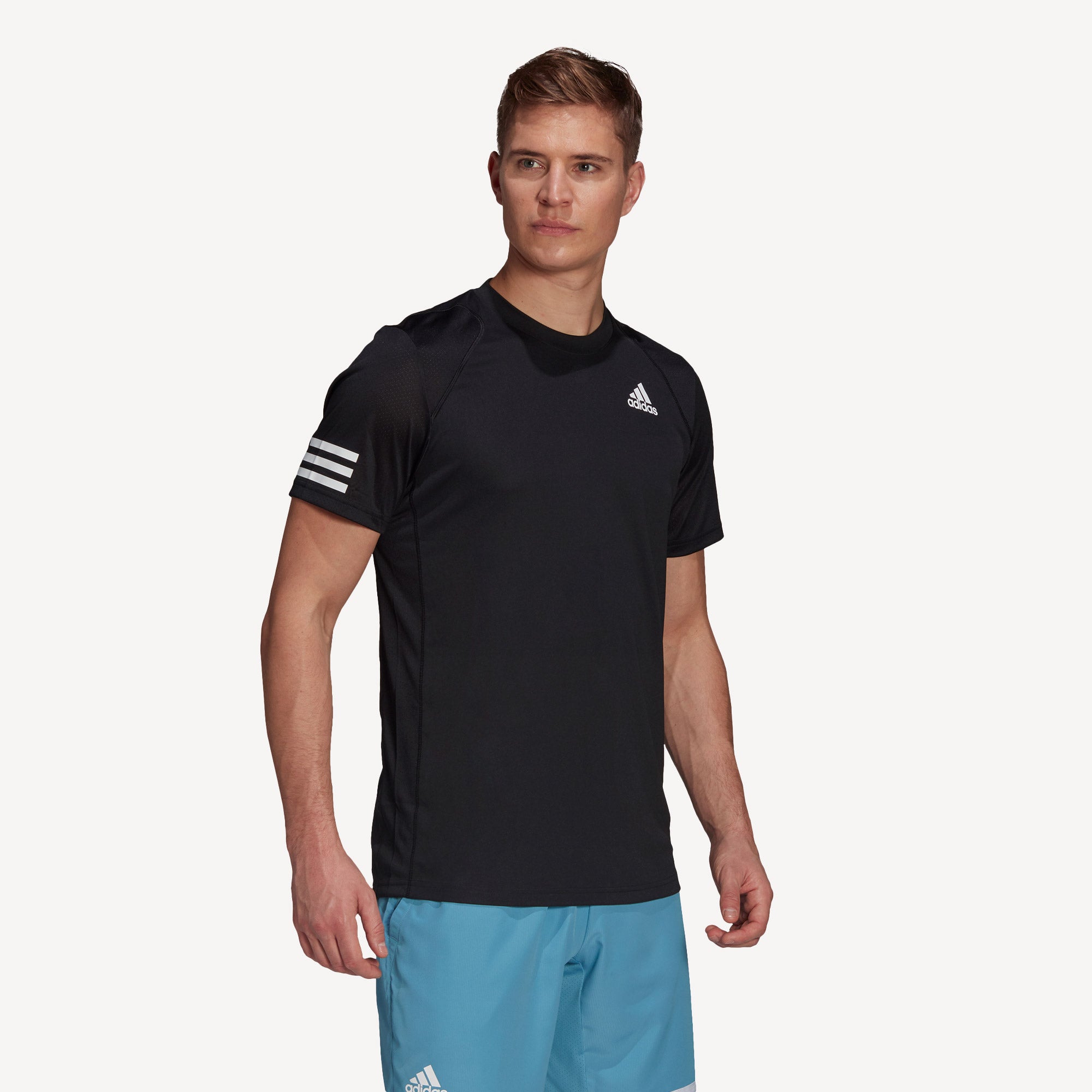 adidas Club Men's 3-Stripe Tennis Shirt