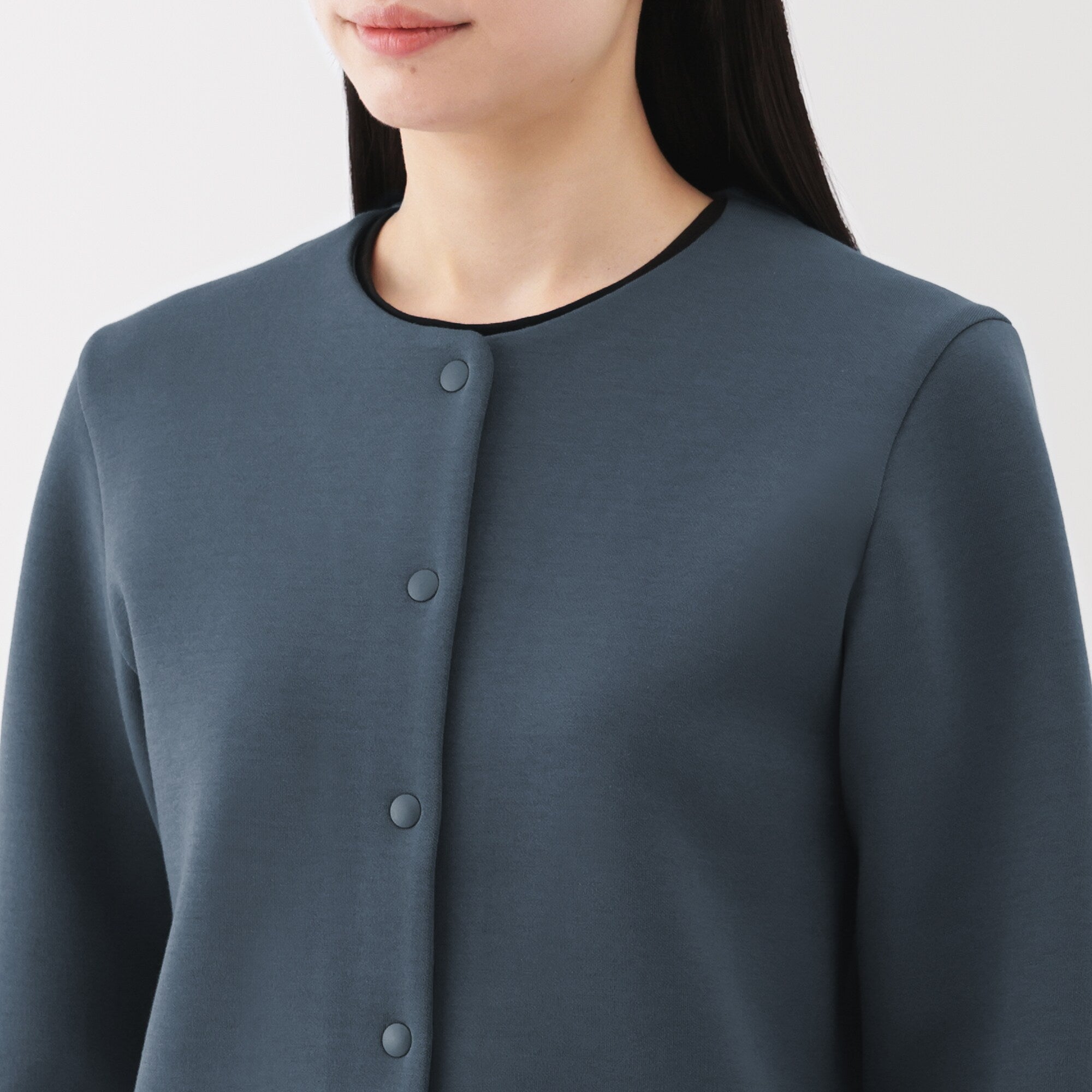  Women's Double Knitted Sweatshirt Cardigan、mySite、sugarbowlscore