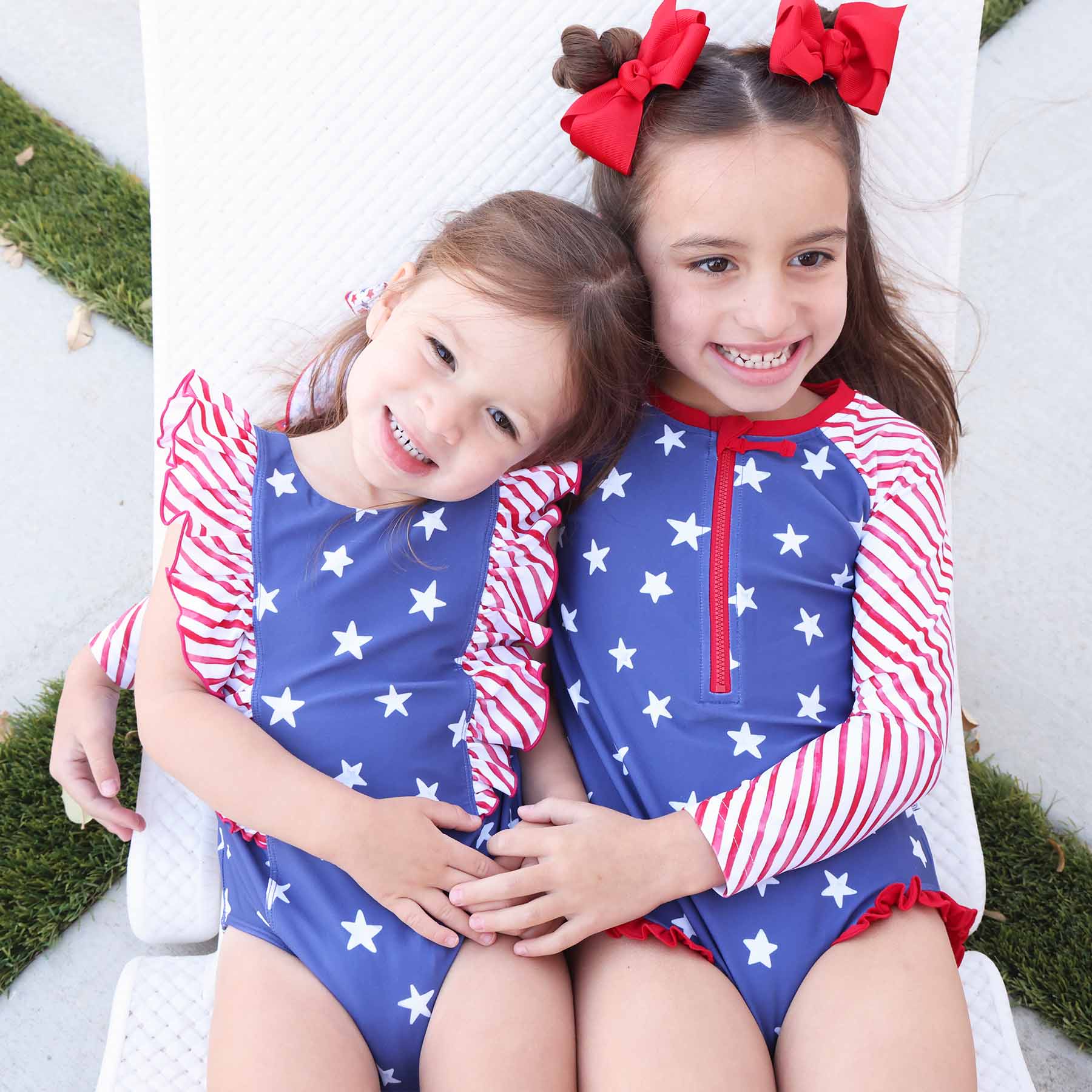  Double Ruffle One Piece | Star-Spangled Summer、mySite、layawaytickets
