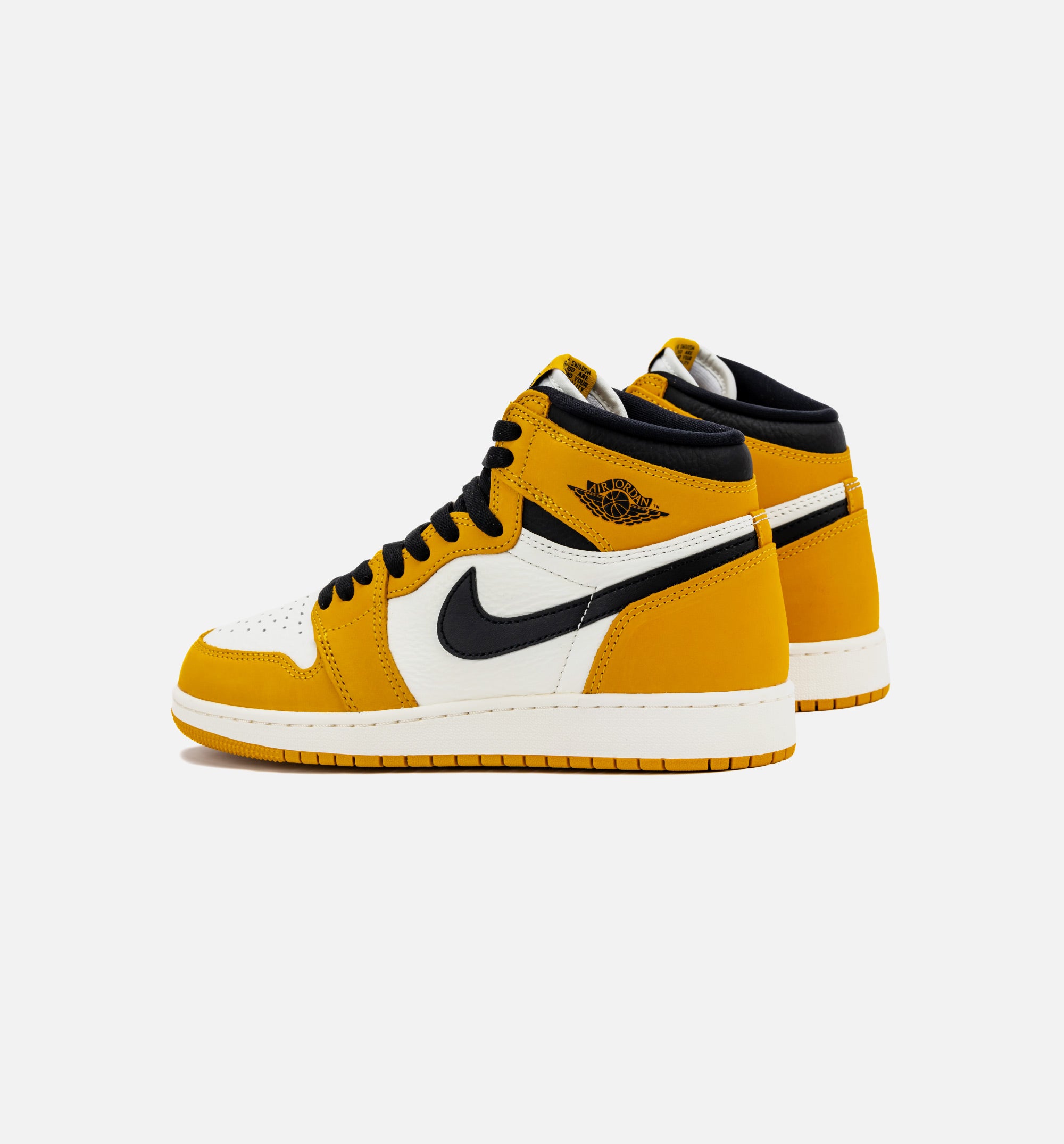 Air Jordan 1 Retro High OG Yellow Ochre Grade School Lifestyle Shoe - Yellow Ochre/Sail/Black、mySite、dreamappss