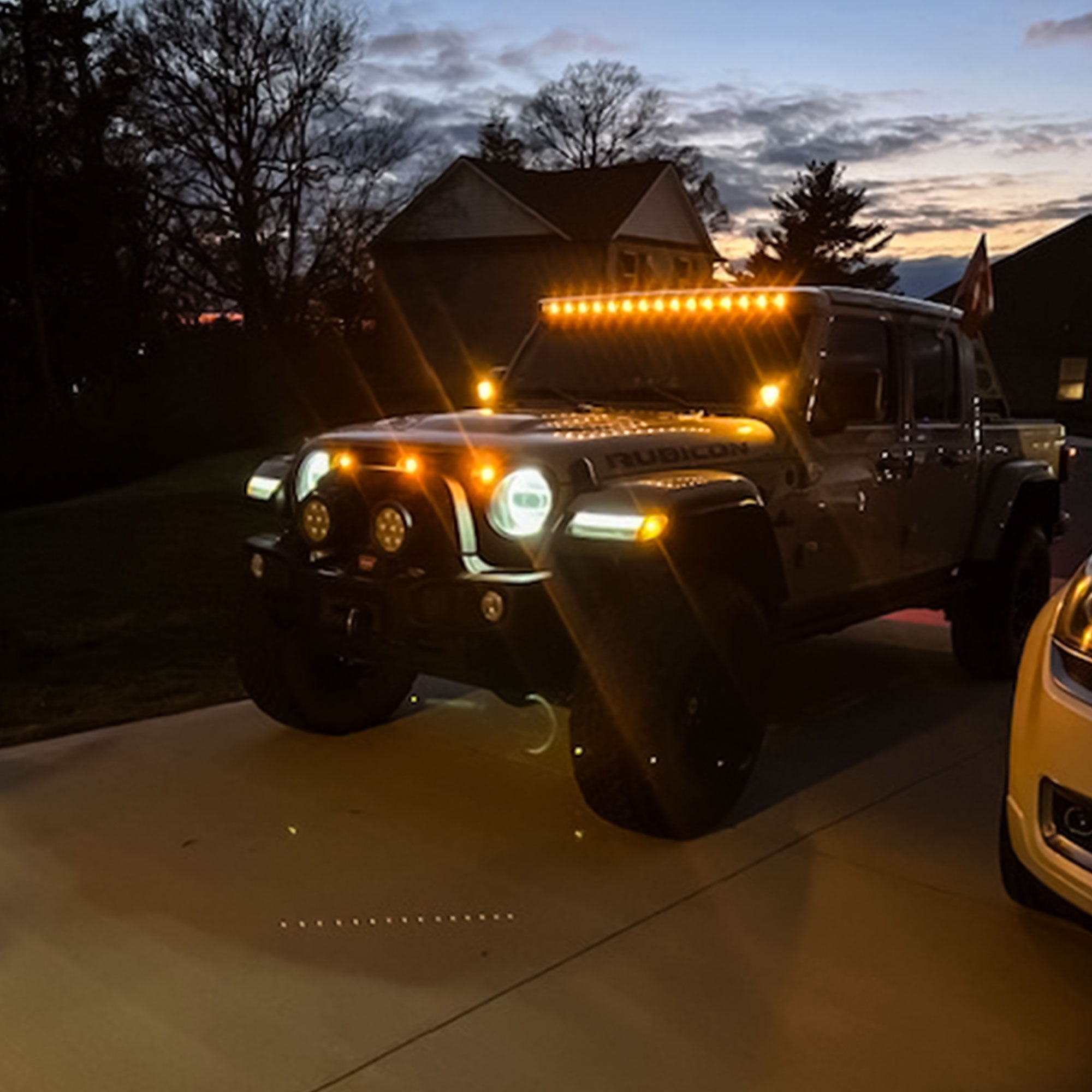 ORACLE Lighting Integrated Windshield Roof LED Light Bar System for Jeep Wrangler JL & Gladiator JT、mySite、nflplayoffbracketp