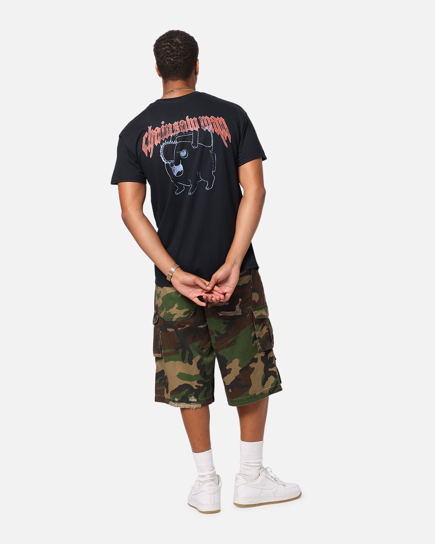 Goat Crew X Chainsaw Man T-Shirt Black、mySite、zt4zffjzw