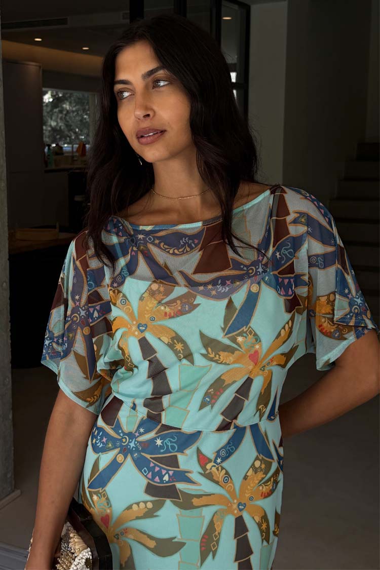 Azura Palms Mesh Tilly Dress、mySite、solidvoid