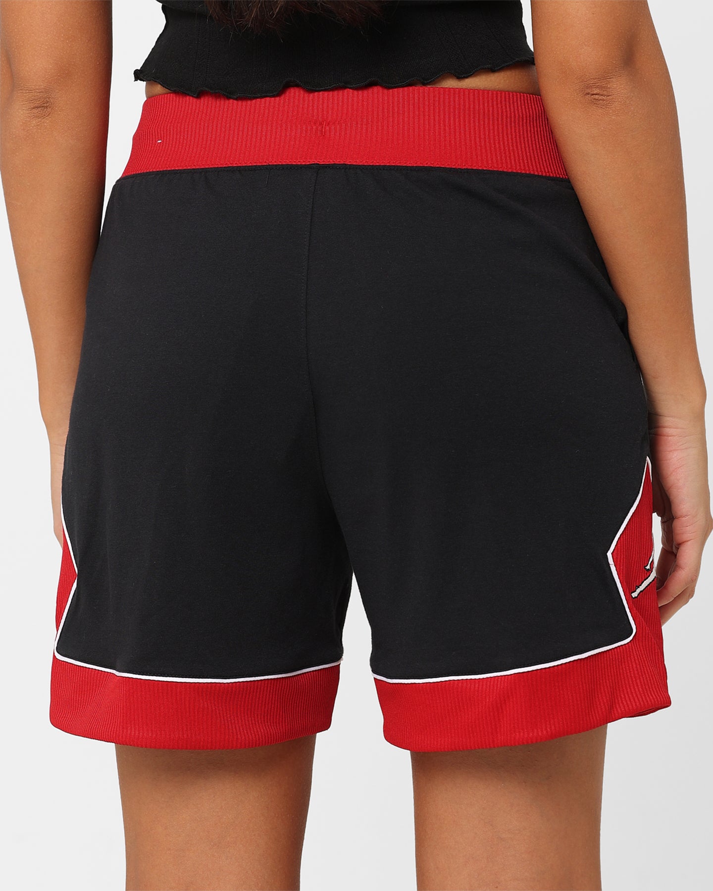 Jordan Women's Lightweight Diamond Shorts Black/Gym Red/White、mySite、zt4zffjzw