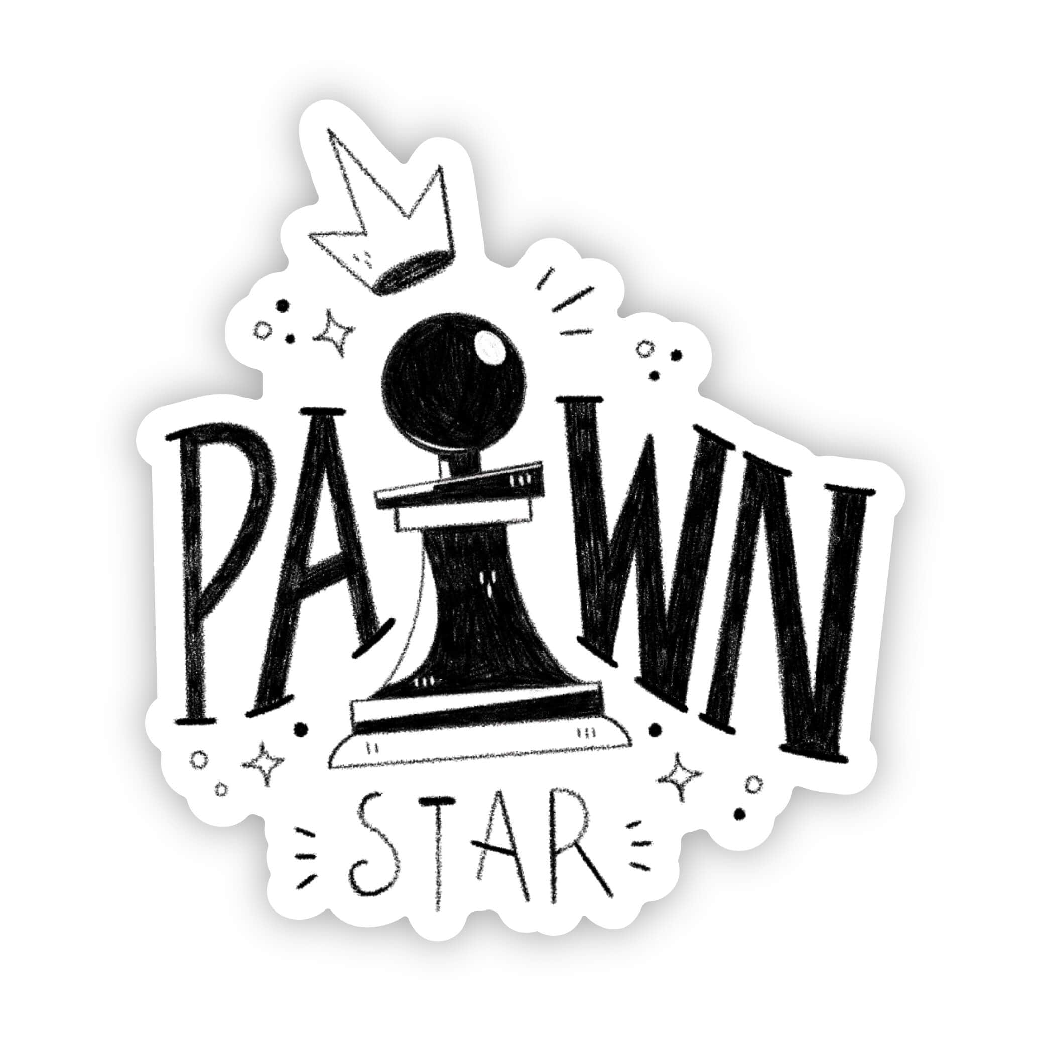  Pawn star funny chess sticker、mySite、ghnorth