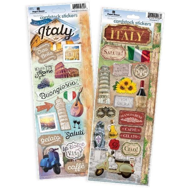  Scrapbook Stickers - Italy Value Pack、mySite、ghnorth